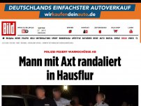Bild zum Artikel: In Düsseldorf - Mann mit Axt randaliert in Hausflur