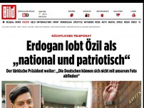 Bild zum Artikel: NACH DFB-ABRECHNUNG - Erdogan lobt Özil