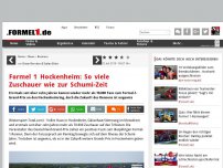 Bild zum Artikel: Formel 1 Hockenheim: So viele Zuschauer wie zur Schumi-Zeit