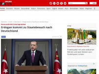 Bild zum Artikel: Voraussichtlich Ende September - Erdogan kommt zu Staatsbesuch nach Deutschland