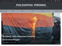 Bild zum Artikel: Nürnberg: Linke verbrennen hunderte Deutschlandflaggen