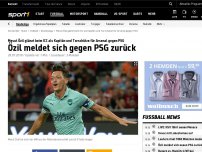 Bild zum Artikel: Kapitän und Torschütze! Özil meldet sich bei Arsenal-Gala zurück