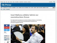 Bild zum Artikel: Insel Mallorca erklärte Salvini zur unerwünschten Person
