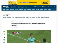 Bild zum Artikel: Sponsor zieht Werbespot mit Mesut Özil aus dem Verkehr