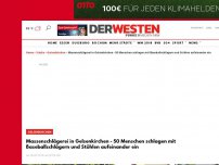 Bild zum Artikel: Massenschlägerei in Gelsenkirchen - Polizei mit Großaufgebot vor Ort