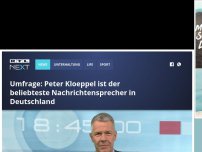 Bild zum Artikel: Umfrage: Peter Kloeppel ist der beliebteste Nachrichtensprecher in Deutschland