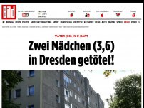 Bild zum Artikel: Vater (55) in U-Haft - Zwei Mädchen (3,6) in Dresden getötet!
