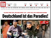 Bild zum Artikel: Islamist will bleiben - Deutschland ist das Paradies!