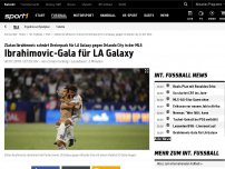Bild zum Artikel: In 24 Minuten!: Ibrahimovic schießt LA per Hattrick zum Sieg