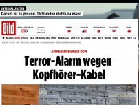 Bild zum Artikel: Am Regensburger Dom - Terror-Alarm wegen Kopfhörer-Kabel
