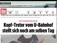 Bild zum Artikel: An Berliner U-Bahnhof - Kopf-Treter prügelt Mann (50) krankenhausreif