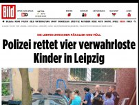 Bild zum Artikel: In Fäkalien und Müll - Vier verwahrloste Kinder in Leipzig gerrettet