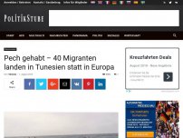 Bild zum Artikel: Pech gehabt – 40 Migranten landen in Tunesien statt in Europa