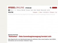 Bild zum Artikel: Wagenknecht-Projekt: 'Aufstehen' - linke Sammlungsbewegung formiert sich