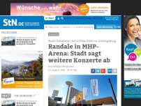Bild zum Artikel: Nach Eskalation bei Afrika-Feier in Ludwigsburg: Randale in  MHP-Arena: Stadt sagt  weitere Konzerte ab