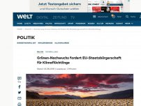 Bild zum Artikel: Grünen-Nachwuchs fordert Asylrecht für Klimaflüchtlinge