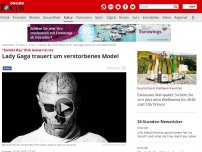 Bild zum Artikel: Bekanntes Model - 'Zombie Boy' Rick Genest stirbt im Alter von 32 Jahren