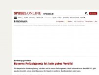 Bild zum Artikel: Bundestagsgutachten: Bayerns Polizeigesetz ist kein gutes Vorbild