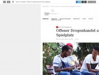 Bild zum Artikel: Offener Drogenhandel auf dem Spielplatz