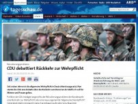 Bild zum Artikel: CDU debattiert Rückkehr zur Wehrpflicht