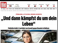 Bild zum Artikel: Eine Polizistin packt aus - „Und dann kämpfst du um dein Leben“