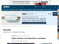 Bild zum Artikel: Wegen Weltlage sei die Wehrpflicht „unabdingbar“