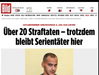 Bild zum Artikel: Libyer (26) aus Plauen - Die Strafakte Abdarahman A.