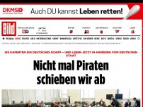 Bild zum Artikel: Deutsches Schiff gekapert - Nicht mal Piraten schieben wir ab