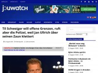 Bild zum Artikel: Til Schweiger will offene Grenzen, ruft aber die Polizei, weil Jan Ulrich über seinen Zaun klettert