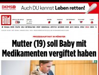 Bild zum Artikel: Prozessauftakt in Münster - Mutter (19) soll eigenes Baby vergiftet haben