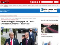 Bild zum Artikel: „Unsere Beziehungen sind nicht gut“ - Trump verhängt Zölle auf Stahl und Aluminium gegen die Türkei