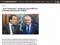 Bild zum Artikel: „Irrer Wahnsinn“: Doskozil warnt SPÖ vor sozialdemokratischer Politik