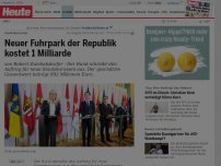 Bild zum Artikel: Staatskarossen: Neuer Fuhrpark der Republik kostet 1 Milliarde