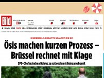 Bild zum Artikel: Kindergeld-Debatte - Ösis machen kurzen Prozess – Brüssel rechnet mit Klage