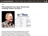 Bild zum Artikel: FPÖ mobilisiert Fans: Horst-Wessel-Lied verdrängt Ambros von Platz 1