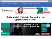 Bild zum Artikel: Kettenbrief: Fabrizio Brambilla, der gefährliche Hacker