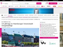 Bild zum Artikel: Hamburg: 14-Jährige in Innenstadt vergewaltigt – am helllichten Tag