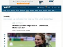 Bild zum Artikel: Leichtathleten klagen im ZDF - „Warum war Merkel nicht da?“