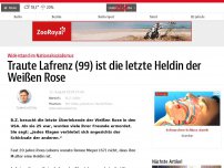 Bild zum Artikel: Traute Lafrenz (99) ist die letzte Heldin der Weißen Rose