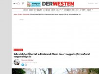 Bild zum Artikel: Schrecklicher Sex-Überfall in Dortmund: Mann lauert Joggerin (54) auf und vergewaltigt sie