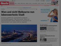 Bild zum Artikel: Ranking: Wien und nicht Melbourne nun lebenswerteste Stadt