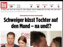 Bild zum Artikel: Diskussion um Papa-Knutscher - Schweiger küsst Tochter auf den Mund – na und!?