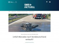 Bild zum Artikel: Unfall-Mercedes nach Norddeutschland verkauft?