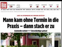 Bild zum Artikel: Täter auf der Flucht - Tödliche Messer-Attacke in Offenburg