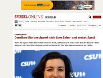 Bild zum Artikel: CSU-Politikerin: Dorothee Bär beschwert sich über Bahn - und erntet Spott