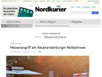 Bild zum Artikel: Täter flüchtig: Messerangriff am Neubrandenburger Reitbahnsee