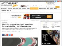 Bild zum Artikel: Formel 3 EM - Mick Schumacher holt zweiten Formel-3-Sieg in Silverstone