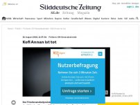 Bild zum Artikel: EIL: Kofi Annan ist tot