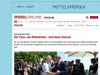 Bild zum Artikel: Hochzeitsgast Putin: Ein Tanz, ein Ständchen - und dann Servus