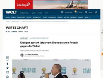 Bild zum Artikel: Erdogan erhält ein verheerendes Zeugnis für seine Krisenpolitik